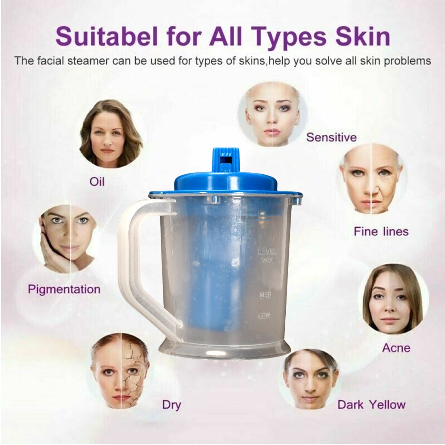 Multi-use vaporizer for easing cold symptoms and health problems. Multi-use vaporizer for easing cold symptoms and health problems.